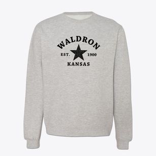 Waldron Kansas Star Crewneck Sweatshirt