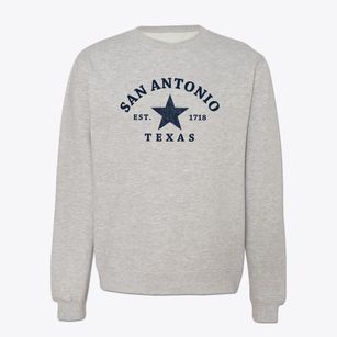 San Antonio Texas Star Crewneck Sweatshirt