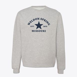 Weldon Spring Missouri Star Crewneck Sweatshirt