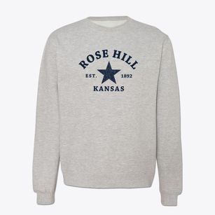 Rose Hill Kansas Star Crewneck Sweatshirt