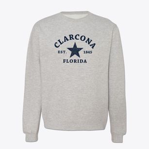 Clarcona Florida Star Crewneck Sweatshirt