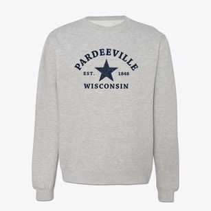 Pardeeville Wisconsin Star Crewneck Sweatshirt