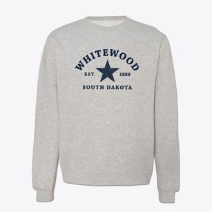 Whitewood South Dakota Star Crewneck Sweatshirt