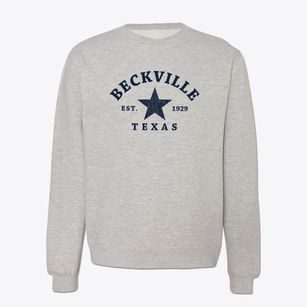 Beckville Texas Star Crewneck Sweatshirt