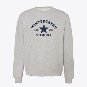 Wintergreen Virginia Star Crewneck Sweatshirt