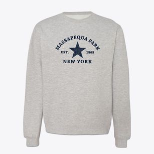 Massapequa Park New York Star Crewneck Sweatshirt