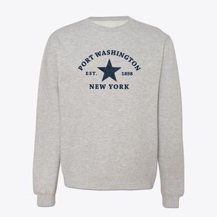Port Washington New York Star Crewneck Sweatshirt