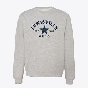Lewisville Ohio Star Crewneck Sweatshirt