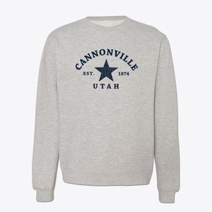 Cannonville Utah Star Crewneck Sweatshirt