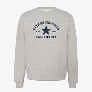 Citrus Heights California Star Crewneck Sweatshirt