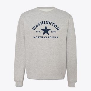 Washington North Carolina Star Crewneck Sweatshirt