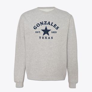 Gonzales Texas Star Crewneck Sweatshirt