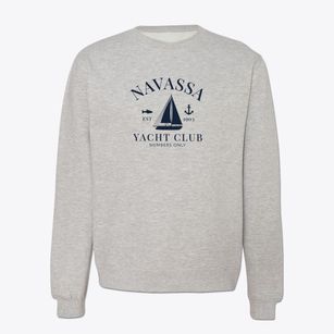 Navassa North Carolina Yacht Club Crewneck Sweatshirt