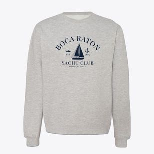 Boca Raton Florida Yacht Club Crewneck Sweatshirt