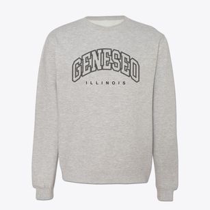 Geneseo Illinois Inline Crewneck Sweatshirt