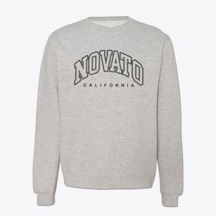 Novato California Inline Crewneck Sweatshirt