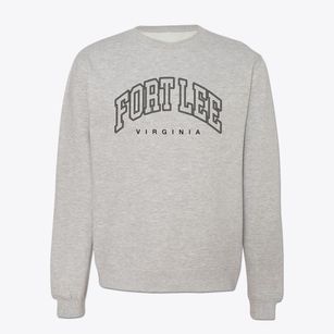 Fort Lee Virginia Inline Crewneck Sweatshirt