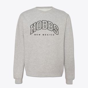 Hobbs New Mexico Inline Crewneck Sweatshirt