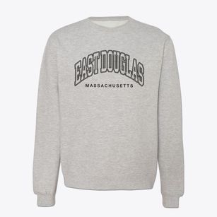 East Douglas Massachusetts Inline Crewneck Sweatshirt
