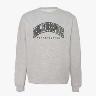Trumbauersville Pennsylvania Inline Crewneck Sweatshirt