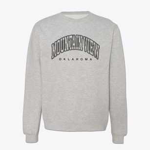 Mountain View Oklahoma Inline Crewneck Sweatshirt