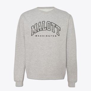 Malott Washington Inline Crewneck Sweatshirt