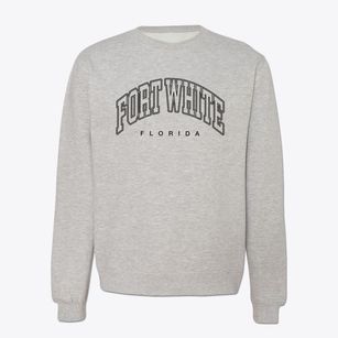 Fort White Florida Inline Crewneck Sweatshirt