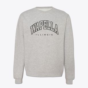 Wapella Illinois Inline Crewneck Sweatshirt