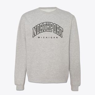 Northport Michigan Inline Crewneck Sweatshirt