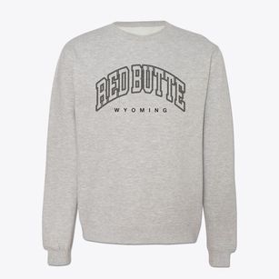 Red Butte Wyoming Inline Crewneck Sweatshirt