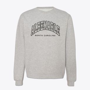 Albemarle North Carolina Inline Crewneck Sweatshirt
