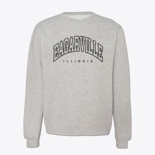 Eagarville Illinois Inline Crewneck Sweatshirt