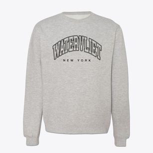 Watervliet New York Inline Crewneck Sweatshirt