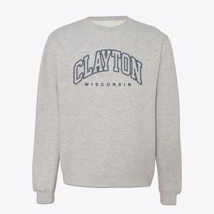 Clayton Wisconsin Inline Crewneck Sweatshirt