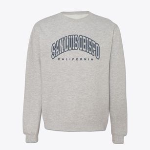 San Luis Obispo California Inline Crewneck Sweatshirt