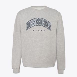 Horseshoe Bay Texas Inline Crewneck Sweatshirt