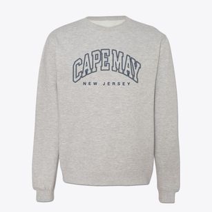 Cape May New Jersey Inline Crewneck Sweatshirt