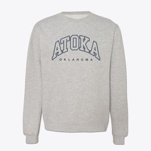 Atoka Oklahoma Inline Crewneck Sweatshirt
