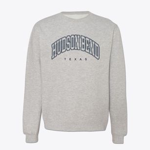Hudson Bend Texas Inline Crewneck Sweatshirt