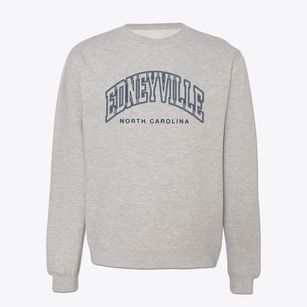 Edneyville North Carolina Inline Crewneck Sweatshirt