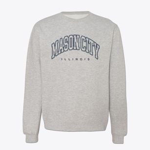 Mason City Illinois Inline Crewneck Sweatshirt