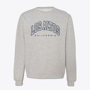 Los Altos California Inline Crewneck Sweatshirt