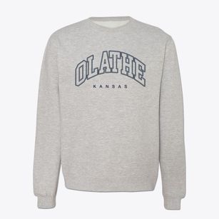 Olathe Kansas Inline Crewneck Sweatshirt