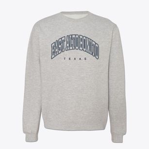 East Alto Bonito Texas Inline Crewneck Sweatshirt