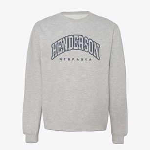 Henderson Nebraska Inline Crewneck Sweatshirt