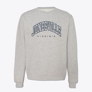 Jonesville Virginia Inline Crewneck Sweatshirt