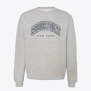 Sodus Point New York Inline Crewneck Sweatshirt