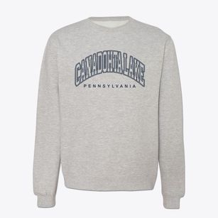 Canadohta Lake Pennsylvania Inline Crewneck Sweatshirt