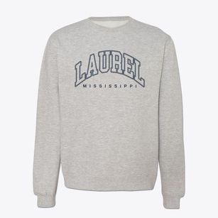 Laurel Mississippi Inline Crewneck Sweatshirt