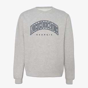 North Decatur Georgia Inline Crewneck Sweatshirt